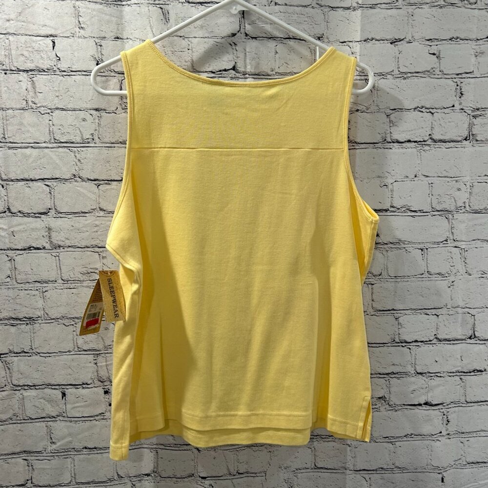 New with tags Ladies Cherokee Sleepwear tank top Size XL - Picture 2 of 3